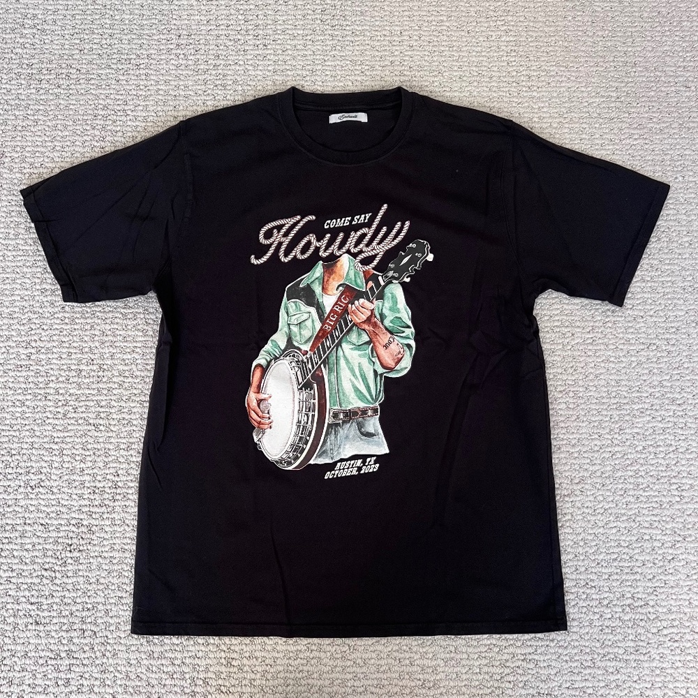 Enchante Come Say Howdy Shirt in Black